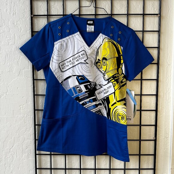 Star Wars Scrub Top - navy - size XS - Picture 1 of 3